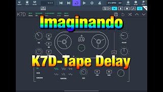 Video thumbnail for K7D - Tape Delay by Imaginando - Walkthrough & Demo with Cubasis 3 - iPad Demo by The Sound Test Room