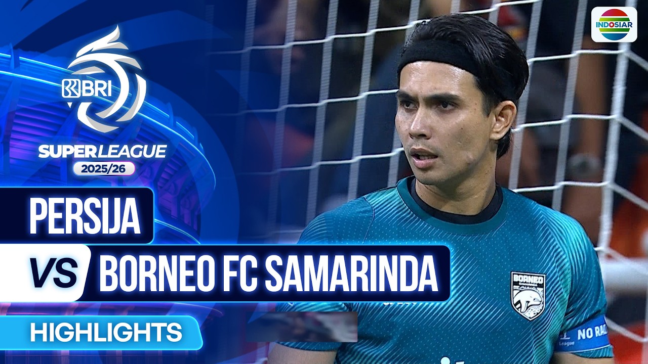 Persija Jakarta vs Borneo  Samarinda Highlights