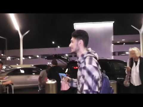 Emin Eminzada departures from LAX (paparazzi shoots)