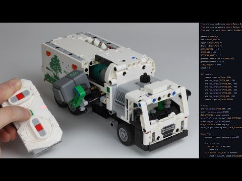 Motorized LEGO Technic Mack Garbage Truck (42167)