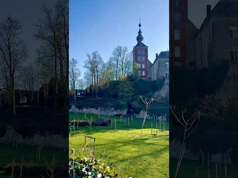 Castle Vierves-sur-Viroin — Garden View of a Medieval Castle 🇧🇪.