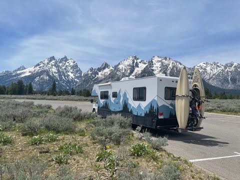 Full time RV Kayak Rack loading instructions.   www.Yakups.com Carry Kayaks, Paddle Boards, & Bikes!