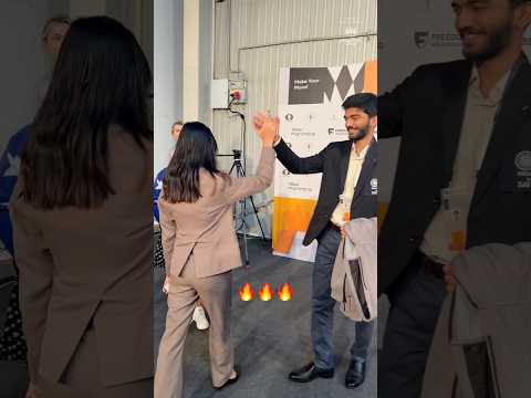 Gukesh’s smile says it all 🙂  #ChessOlympiad #chess #gukesh #india #fide #shorts