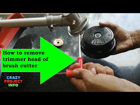 Trimmer head | How to remove trimmer head of brush cutter/grass trimmer.