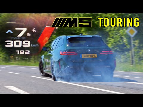 BMW M5 G99 Touring // 0-100 100-200 200-300 POWERSLIDE & TOP SPEED