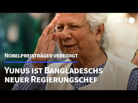 Bangladesch: Nobelpreisträger Yunus als Regierungschef vereidigt | AFP
