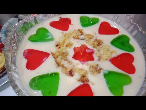custard cake; custard cake recipe; Sweet dessert; Ramzan special; custard cake jelly mix