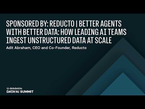 Watch: Sponsored by: Reducto | Better Agents with Better Data