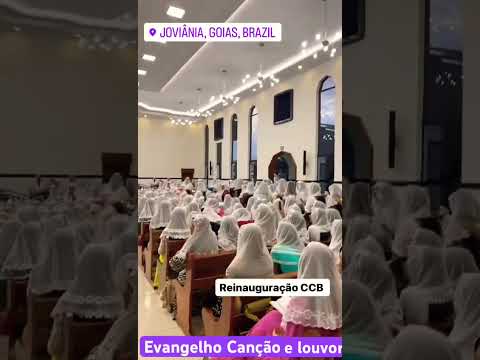 Reabertura CCB Central de Joviânia Goiás, Ir Cláudio Marçola 2023