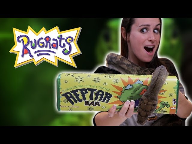 Vídeo relacionado con Mujer Rugrats Will Work for Reptar Bar Funny Reptar Cartoon Camiseta Cuello V