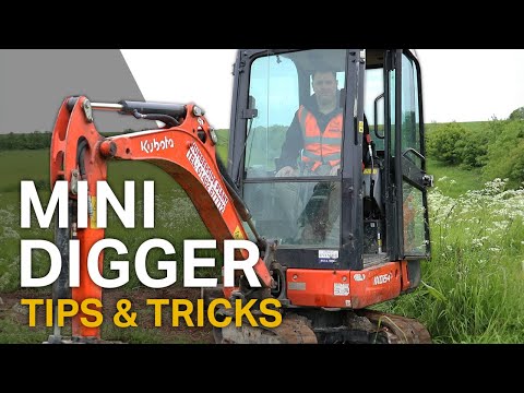 MINI DIGGER OPERATING TIPS & TRICKS - Best Practice, Health & Safety