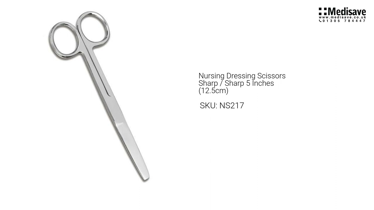 Nursing Dressing Scissors Sharp Sharp 5 Inches 12 5cm NS217