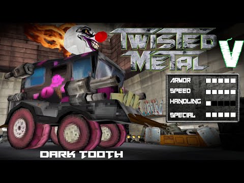 [PC] Twisted Metal V Fan Game Ver. 2.0 (Dark Tooth - Story Mode on Hard difficulty & Ending)