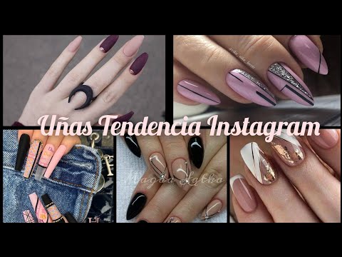 ❤️HERMOSOS DISEÑOS DE UÑAS❤️👍|tendencias de instagram| uñas naturales y acrílico