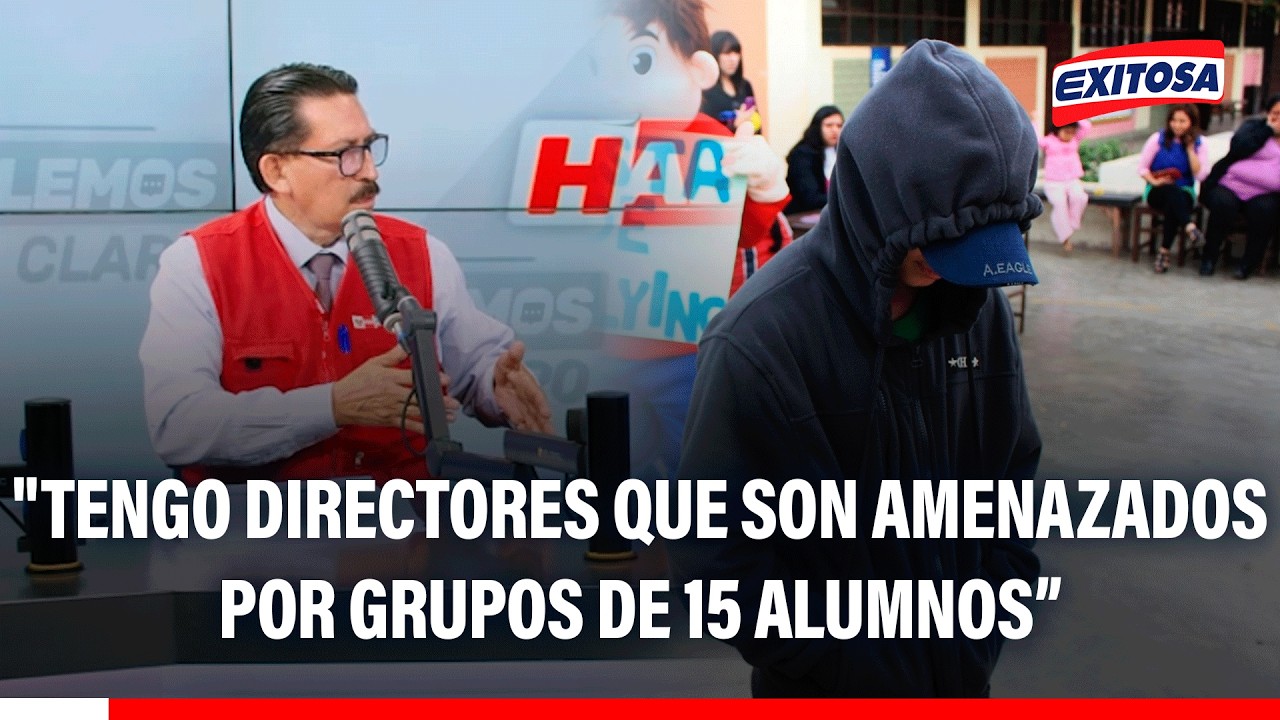 🔴🔵 Cornelio Gonzáles Torres: "Tengo directores que son amenazados por grupo de 15 alumnos"