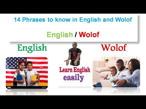 Jàng Àngale ci Wolof/ English_ Wolof /Lesson 36 _ 14 Useful Phrases to Know in English and Wolof