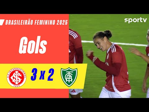 Gols e lances de Internacional x América-MG
