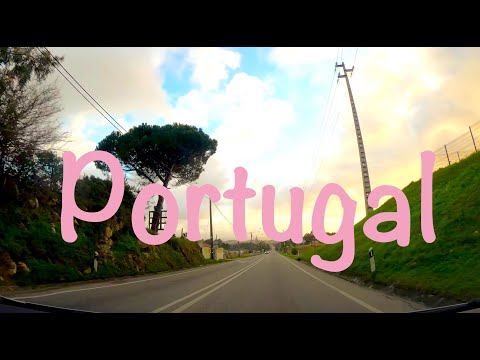 Driving from Cabo da Roca to Lisbon, 4K 60fps dashcam video