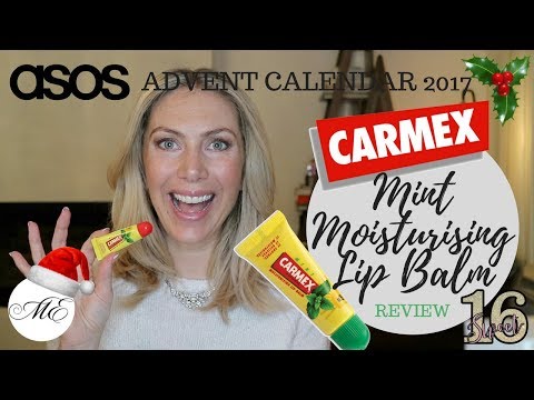 Carmex Mint Moisturising Lip Balm Review | ASOS Beauty Calendar 2017 | ME by Melanie Eggers