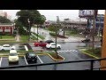Heavy Rain At International Drive Orlando Florida United States