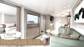 Regent Seven Seas Grandeur | Penthouse Suite Full Walkthrough Tour & Review | 4K
