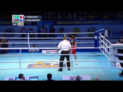 Men's Bantam (56kg) - Semi Final - Kairat YERALIYEV (KAZ) vs Javid CHALABIYEV (AZE)