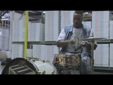 Aquarian Reflector Series - Kick & Snare w/ Satin Black DrumKit TOOLs Eric Moore