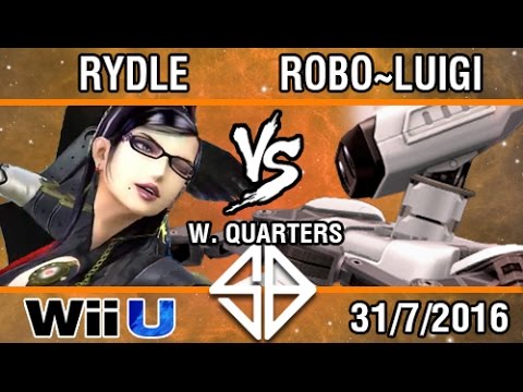 [SONIC BOOM] Rydle (Bayonetta) Vs. Robo~Luigi (R.O.B.) SSB4 Winners Quarters - Top 16