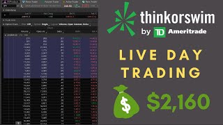 Live Day Trading $2,160 PROFIT || Options Trading