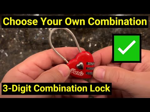 🔒Lock Picking ● Change the Code on any Combination Padlock that has a Detent Button