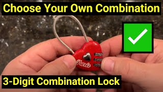 🔒Lock Picking ● Change the Code on any Combination Padlock that has a Detent Button