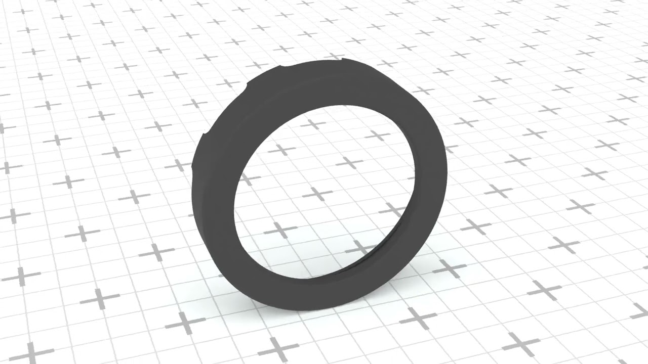 Anel de tubo de filtro de ar para ve&iacute;culos Mercedes-Benz 6680940308 Modelo de Impressão 3D