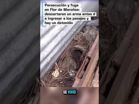 Flor de Maroñas: descartaron un arma antes de ingresar a los pasajes y hay un detenido
