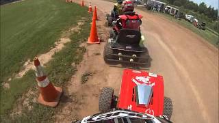 preview picture of video 'Lawnmower Racing Fifield, WI'