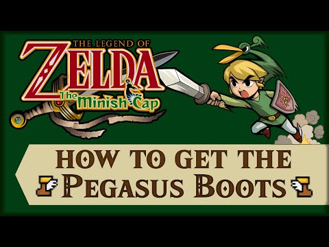 How to get the Pegasus Boots in Minish Cap | The Legend of Zelda: The Minish Cap