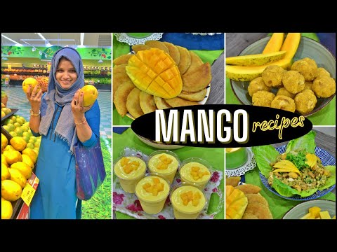 Easy recipes with Mango - Qatayef, Chicken Salad, Rava laddu, Mousse | Mango festival in Oman