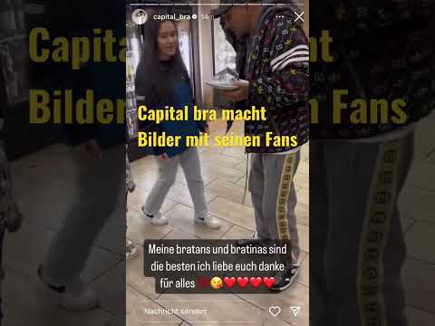 Capital bra Macht Bilder mit seinen Fans