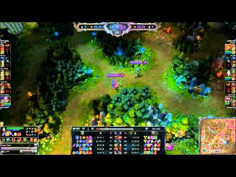 Shaco Triple Kill into Tower Steal into TF Escape