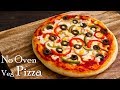 Pizza without Oven| Veg Pizza| Pizza in Kadhai|Homemade Pizza Dough & Sauce ~ The Terrace Kitchen Pizza without Oven| Veg Pizza| Pizza in Kadhai|Homemade Pizza Dough & Sauce ~ The Terrace Kitchen