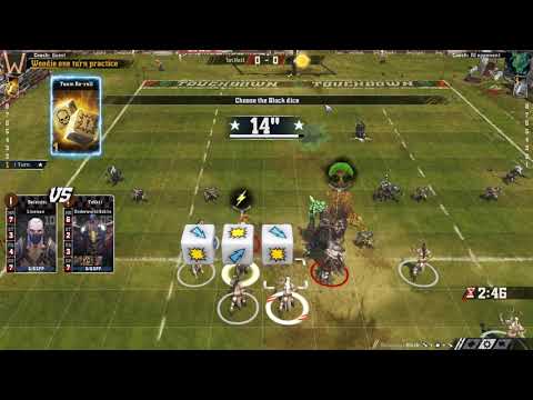 1000TV Wood Elf one turn touchdown example