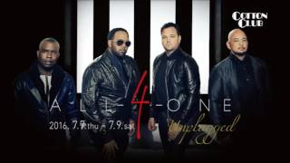 [Message+Trailer] ALL-4-ONE  : COTTON CLUB JAPAN 2016 trailer