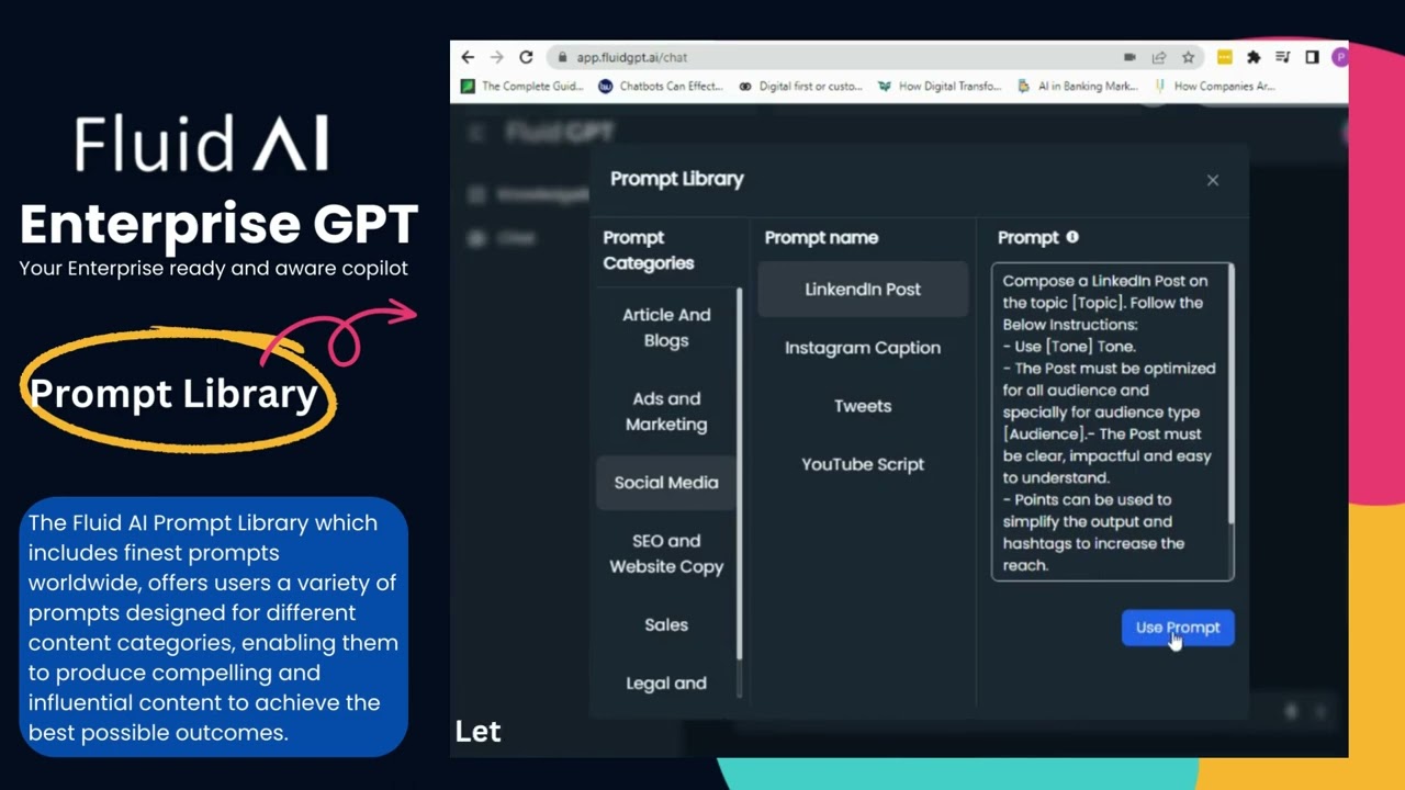 Fluid AI Enterprise GPT Prompt Library