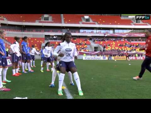 Equipe de France Féminine : l'échauffement d'avant-match