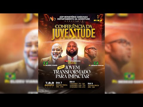 Ministério Shekinah | Conferência da Juventude | 1º dia | 07.08.2025