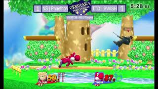 Monday Night SmashBall 138 - Wii U Singles - NS | Phaethon (Ness/Cloud) vs TTD | SWISH (Yoshi)