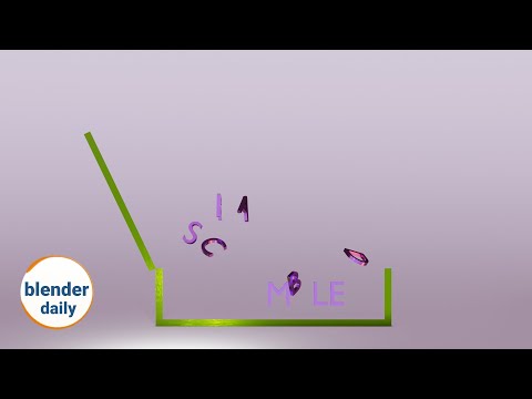 Scrambled text: Spline tricks | Blender Geonodes Daily, tip 94