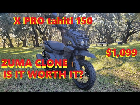 X-Pro Tahiti 150 The $1,099 Yamaha ZUMA clone REVIEW.