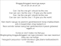 Bingle Bingle (Lyrics) BIG BANG 
