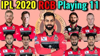 Vivo IPL 2020 Royal Challengers Bangalore Best Playing 11 | RCB Playing 11 IPL 2020 | RCB Team 2020