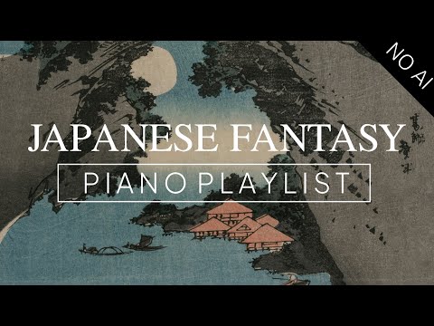 【Beautiful Piano】"Spirits of Moonlight" - Japanese Fantasy Inspired Music, NO AI